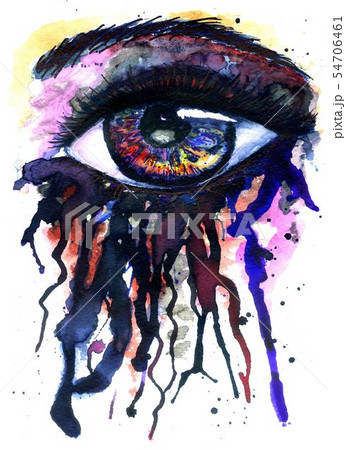 Watercolor Eye 54706461