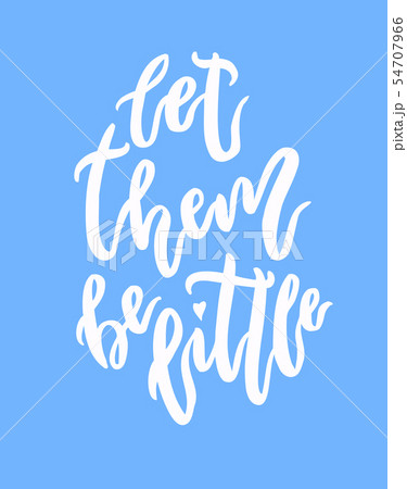 Baby nursery handwritten lettering Baby nursery handwritten lettering 54707966