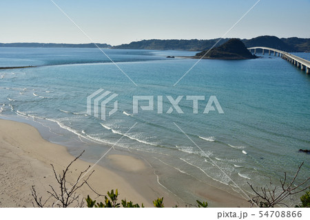 角島大橋と海岸 角島大橋と海岸 54708866