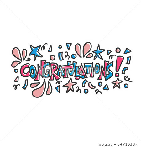 Congratulations quote. Vector concept desing word. Congratulations quote. Vector concept desing word. 54710387