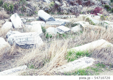 ancient ruins at summer, tourism vacation concept close up ancient ruins at summer, tourism vacation concept close up 54710720