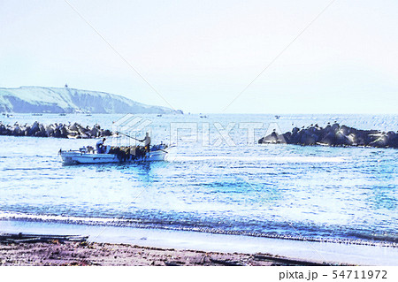 昆布漁 浜中湾 北海道 昆布漁 浜中湾 北海道 54711972