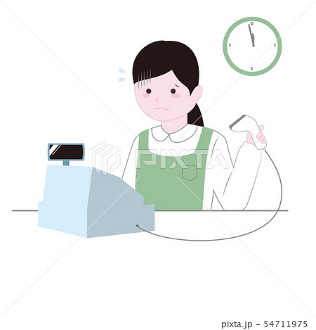 過労気スタッフ 大変な状態のイラスト素材