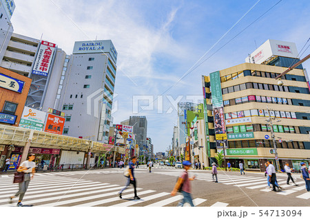 大阪　十三　都市景観　　　 54713094