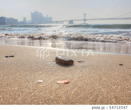 Morning of Summer Gwangalli Beach, Busan, Korea Morning of Summer Gwangalli Beach, Busan, Korea 54713547
