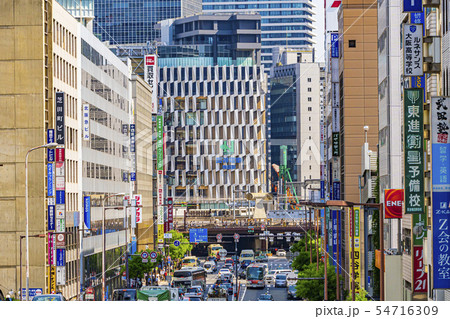 大阪 大阪駅前風景 の写真素材