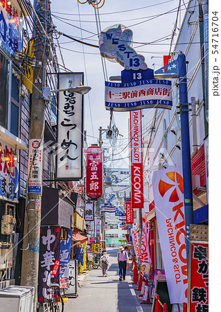 大阪　十三　都市景観　　 54716704