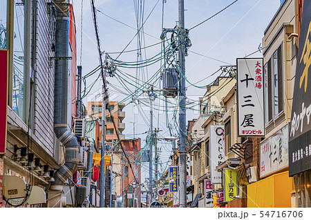 大阪　十三　都市景観　 54716706