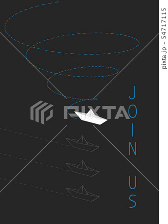 join us with a folded paper boat. join us with a folded paper boat. 54717115