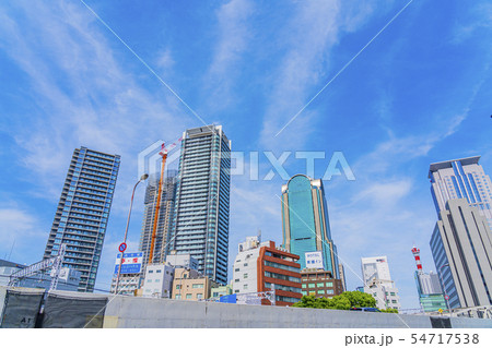 大阪　キタ　中津付近　都市風景　 54717538