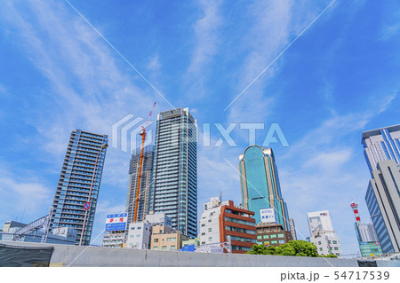 大阪　キタ　中津付近　都市風景　 54717539