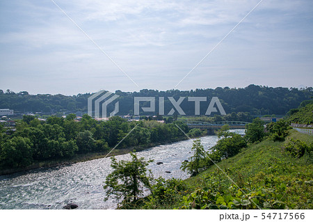 利根川の風景 群馬県沼田市 利根川の風景 群馬県沼田市 54717566