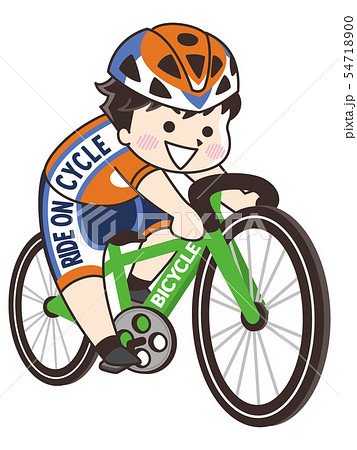 自転車競技選手の男性 自転車競技選手の男性 54718900