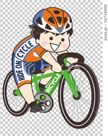 自転車競技選手の男性 自転車競技選手の男性 54718900