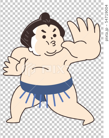 相撲摔跤手 54719004