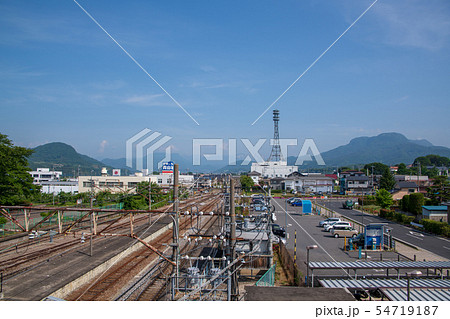 JR沼田駅より三峯山　谷川岳連峰方面　群馬県沼田市 54719187