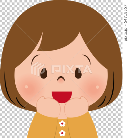 女の子 わくわく 54719557