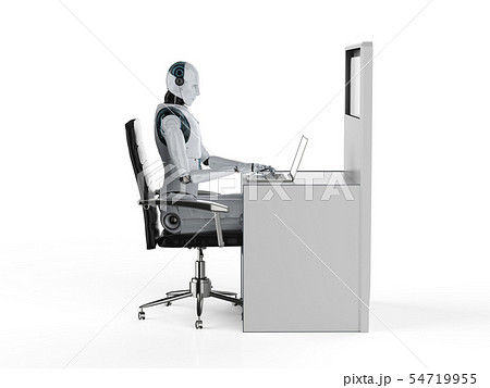 Automation worker concept 54719955