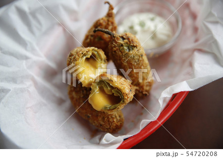 ハラペーニョチーズフライ Fried Jalapeño and cheese ハラペーニョチーズフライ Fried Jalapeño and cheese 54720208