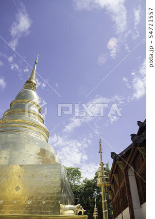 Wat Phra Singh Temple in Chang Mai, Thailand Wat Phra Singh Temple in Chang Mai, Thailand 54721557