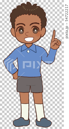 Child whole body pointing Child whole body pointing 54722217