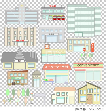 街の建物 街の建物 54722240