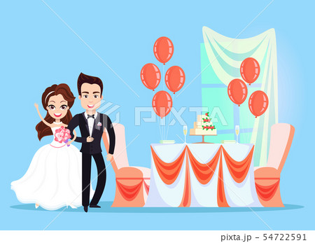 Bride and Groom on Ceremony Wedding Day Decor Bride and Groom on Ceremony Wedding Day Decor 54722591