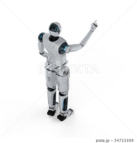 Robot finger point 54723309