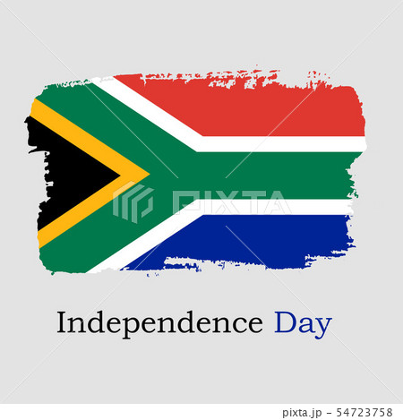 Hand draw South Africa flag Hand draw South Africa flag 54723758