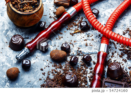 Tobacco shisha with chocolate flavor Tobacco shisha with chocolate flavor 54724160