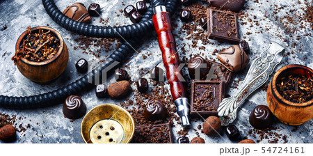 Tobacco shisha with chocolate flavor 54724161