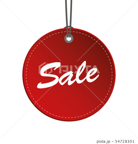 red round sale hanging label tag red round sale hanging label tag 54728301
