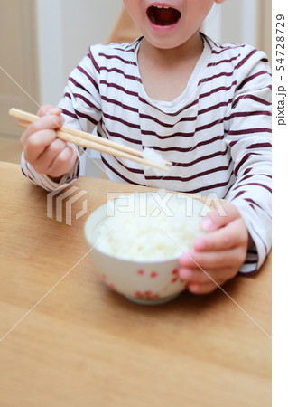 食事 (ご飯 マナー トレーニング ルール 練習 育児 子育て コピースペース 女児 乳幼児) 54728729