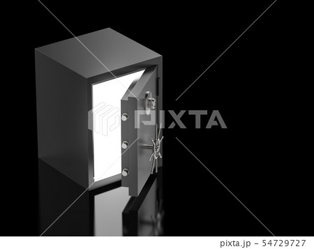 Open bank vault 54729727