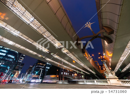日本の東京都市景観 日本橋などを望む 日本の東京都市景観 日本橋などを望む 54731060