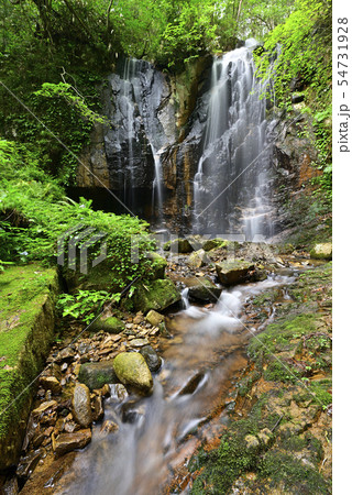 トヤの夫婦滝 岡山県津山市 の写真素材