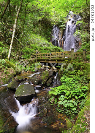 トヤの夫婦滝 岡山県津山市 の写真素材