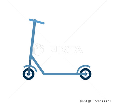 Urban Eco Transport, Blue Scooter, Bike Vector Urban Eco Transport, Blue Scooter, Bike Vector 54733371