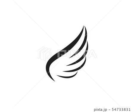 Bird wing Dove icon Template Bird wing Dove icon Template 54733831