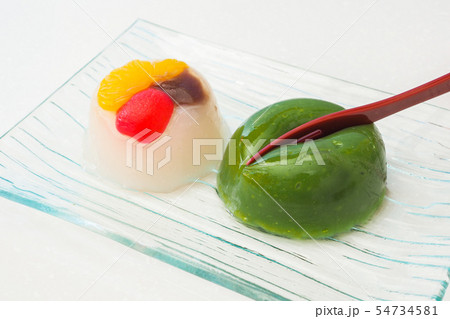 和菓子、夏。 Summer Japanese sweets (wagashi) 和菓子、夏。 Summer Japanese sweets (wagashi) 54734581