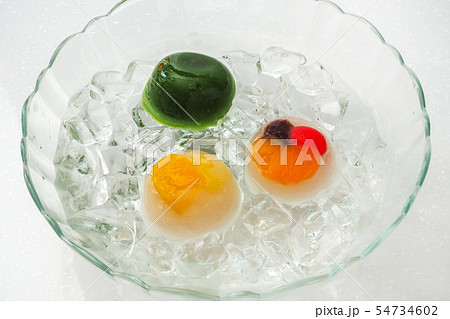 和菓子、夏。 Summer Japanese sweets (wagashi) 和菓子、夏。 Summer Japanese sweets (wagashi) 54734602