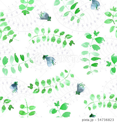 Basil and paisley pattern 54736823