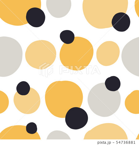 Modern seamless pattern with abstract shapes 54736881