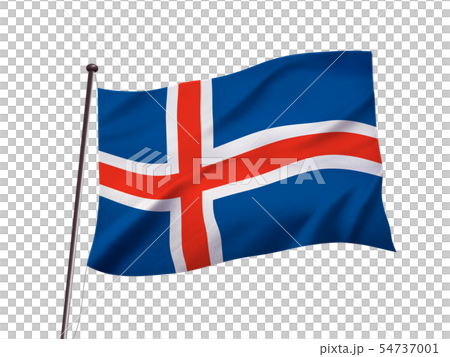 アイスランドの国旗イメージ 54737001