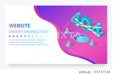 404 error web site under construction page 54737538