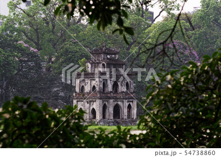 Turtle tower in Hanoi, Vietnam Turtle tower in Hanoi, Vietnam 54738860