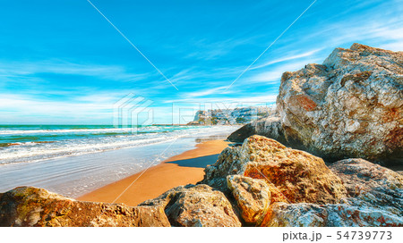 Picturesque Peschici with wide sandy beach in 54739773