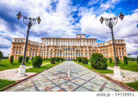 Fantastic architecture Palace of the Parliament of Fantastic architecture Palace of the Parliament of 54739951