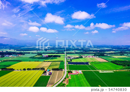 中札内村の空撮 54740830
