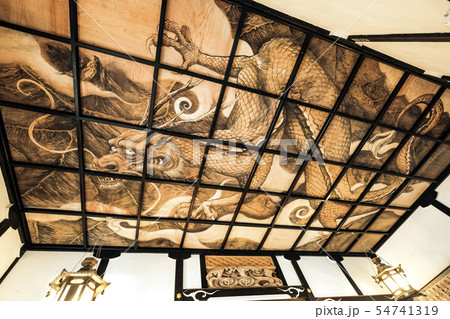 天井の雲龍図 54741319